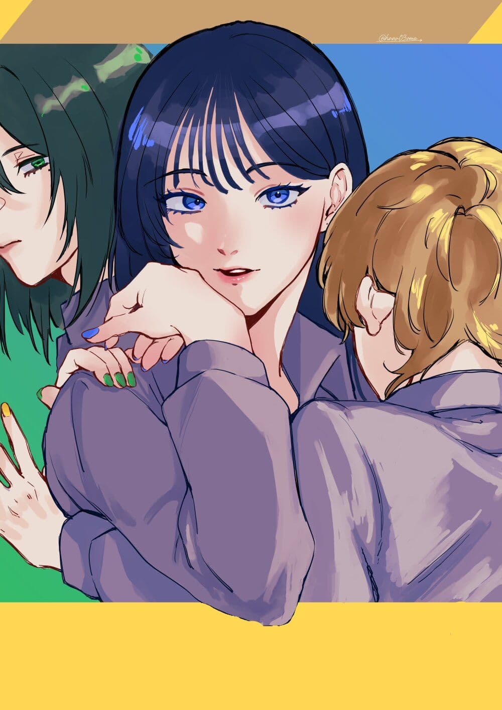 A Story About How She Grew Conscious of Her Childhood Friend page 1
