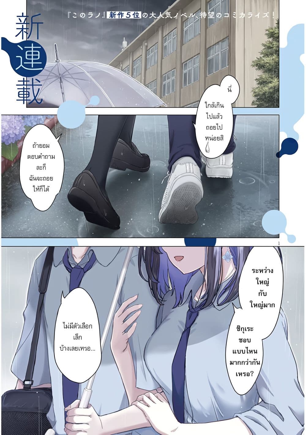 Amamori Junna wa Shitsudo ga Takai page 1