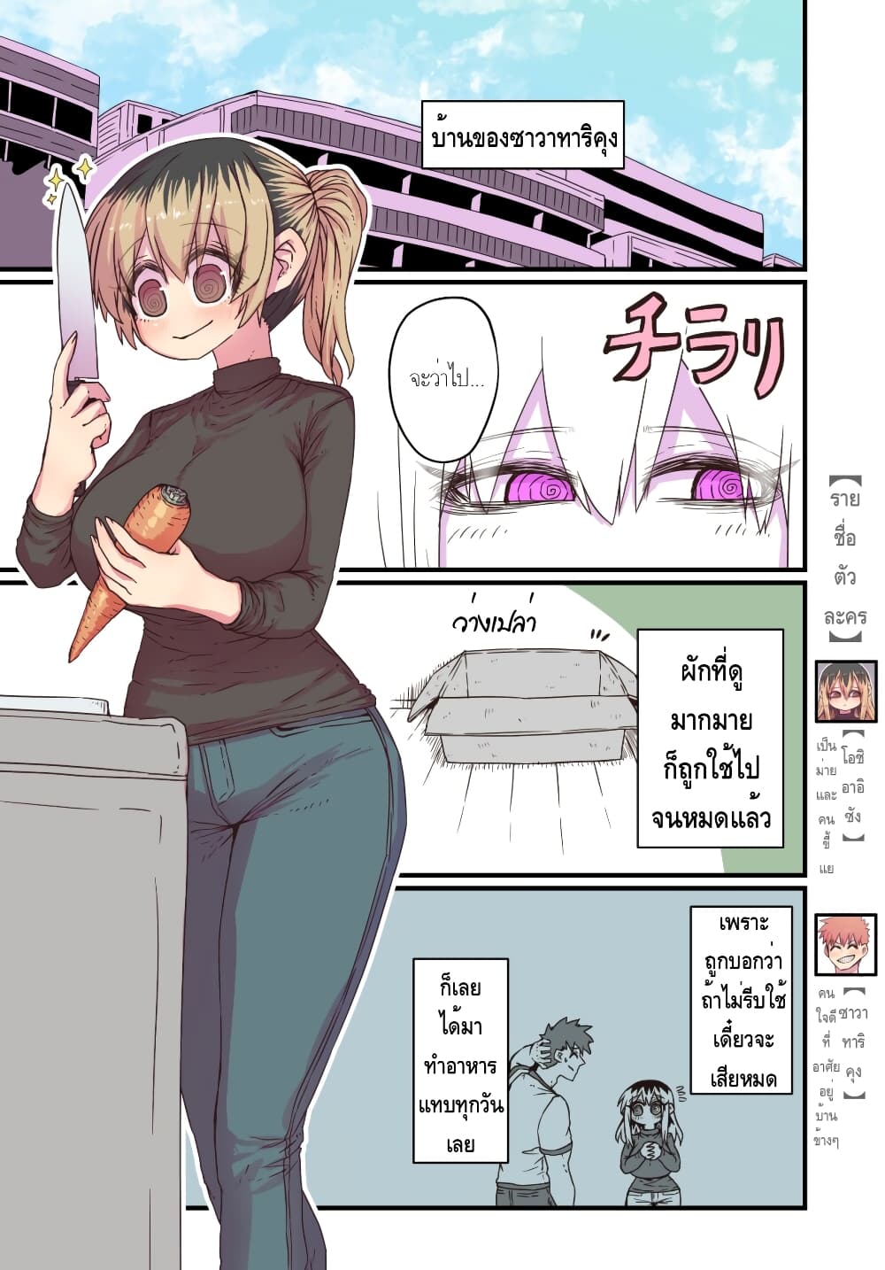 Batsuichi de Nakimushi na Otonari-sanan page 1