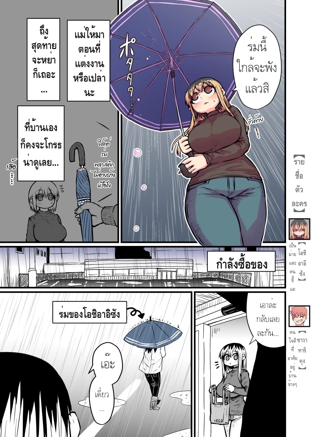 Batsuichi de Nakimushi na Otonari-sanan page 1