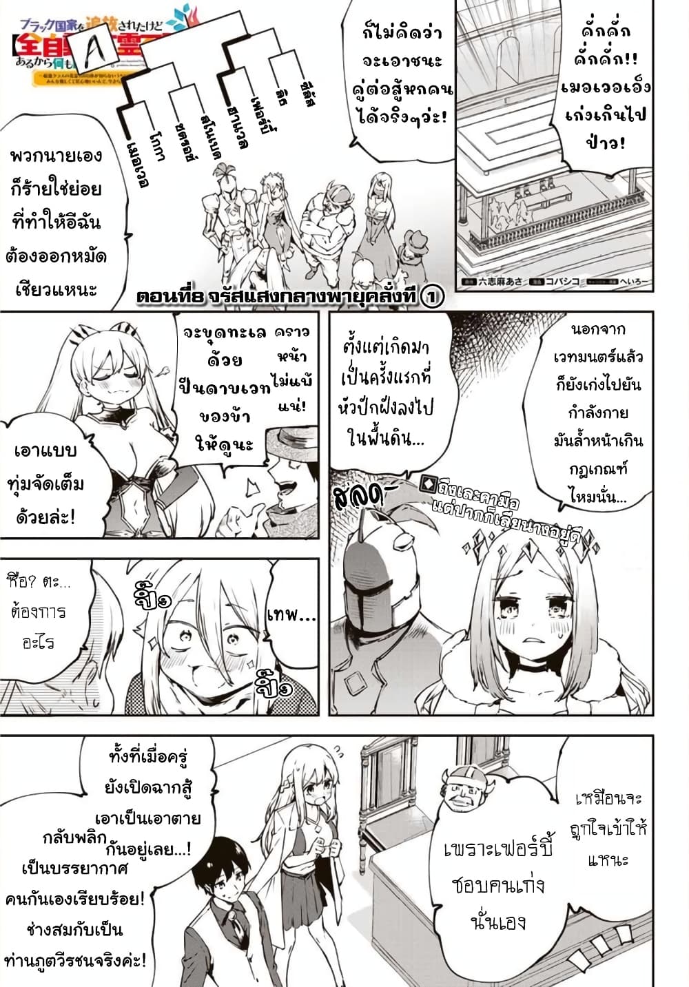 BLACK Kokka wo Tsuihou Sareta Kedo [Zenjidou Eirei Shoukan] ga Aru Kara Nani mo Komaranai page 2