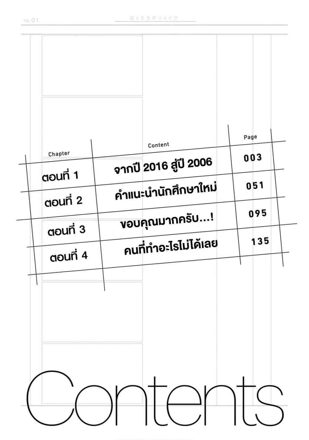 Bokutachi no Remake ย้อนเวลา รีเมคชีวิต page 4