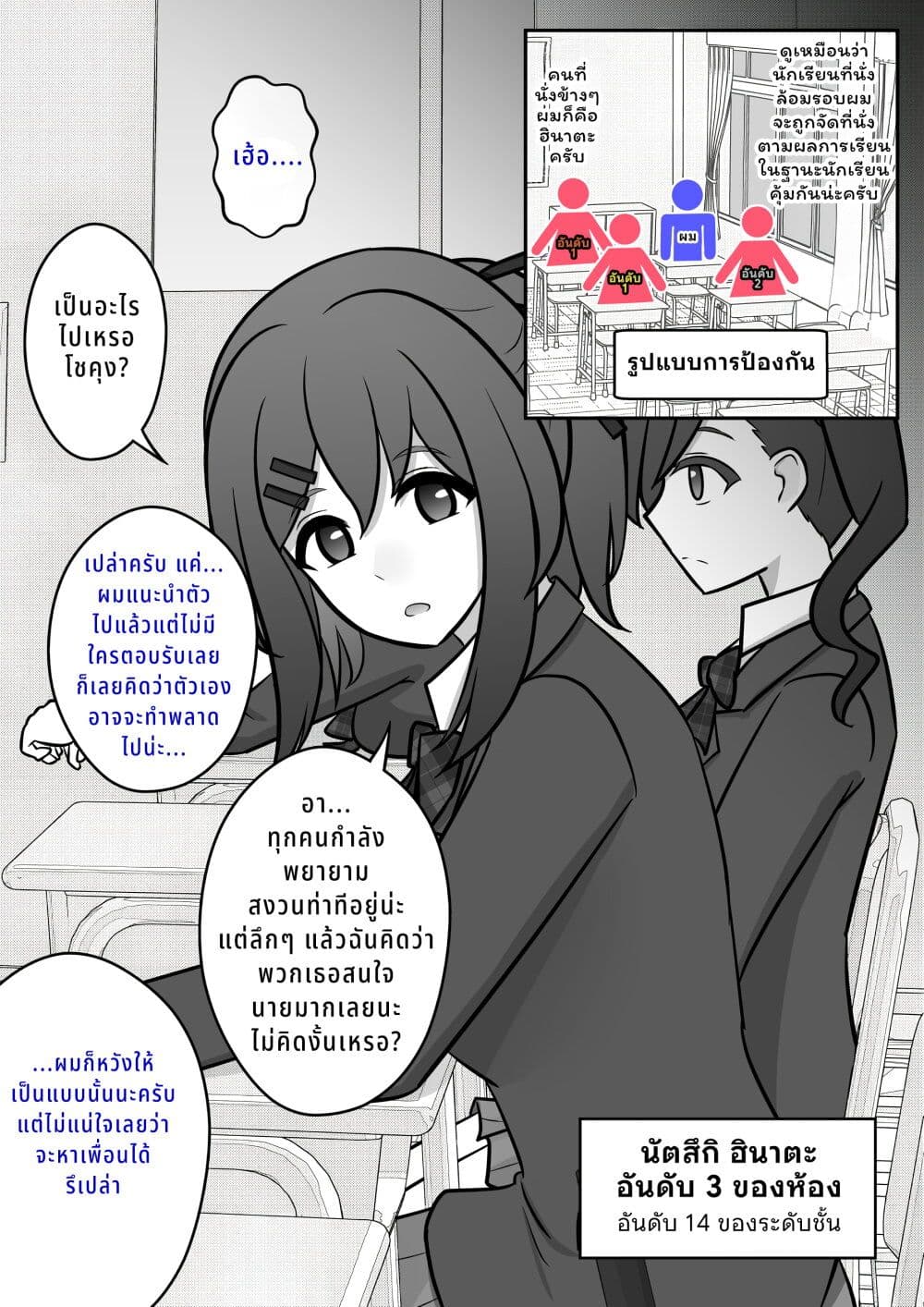 Danjo-hi 1:39 no Heikou Sekai wa Omoi no Hoka Futsuu page 1