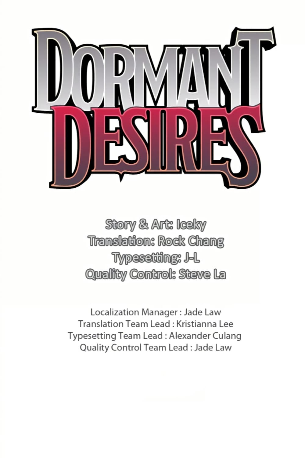 Dormant Desires page 1