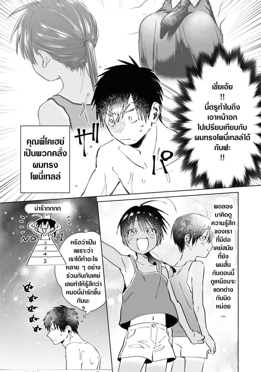 Inaka ni Kaeru to Yakeni Natsuita Kasshoku Ponytail Shota ga Iru page 4