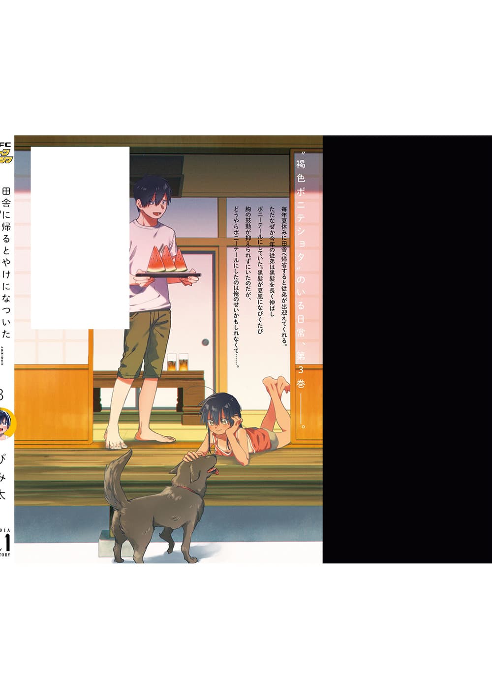 Inaka ni Kaeru to Yakeni Natsuita Kasshoku Ponytail Shota ga Iru page 10