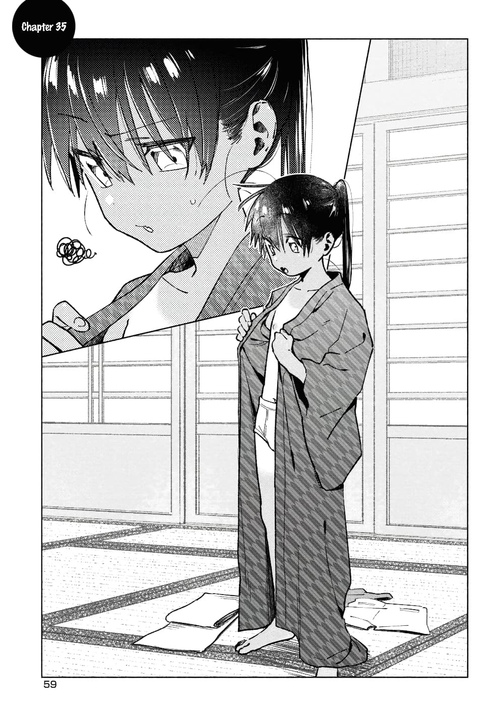 Inaka ni Kaeru to Yakeni Natsuita Kasshoku Ponytail Shota ga Iru page 1