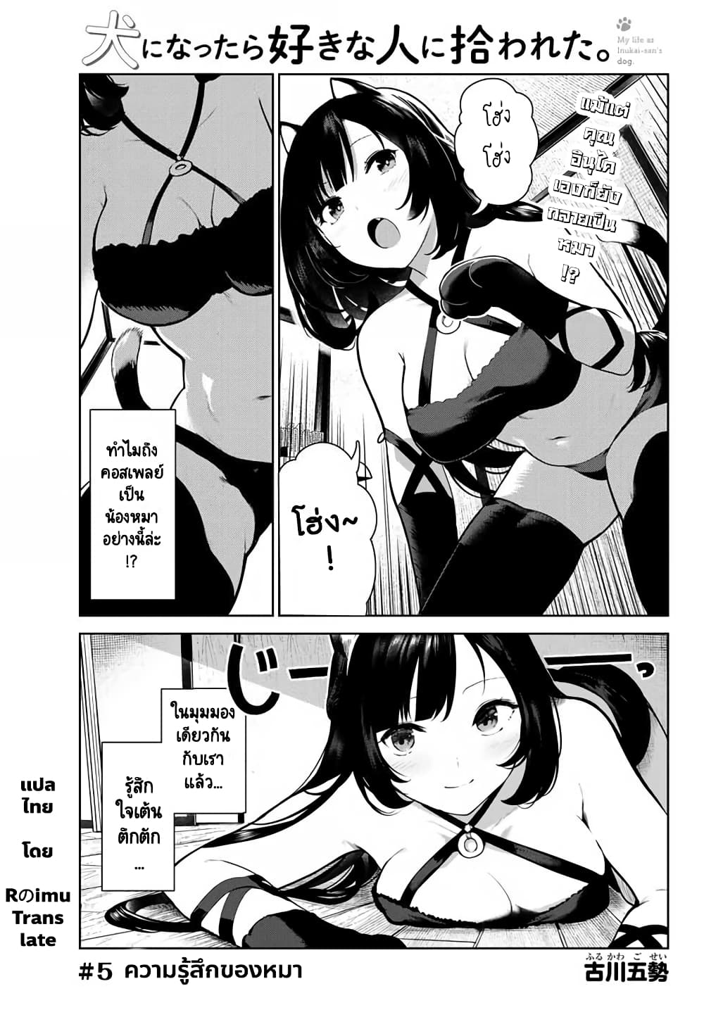 Inu ni Nattara Sukina Hito ni Hirowareta page 1