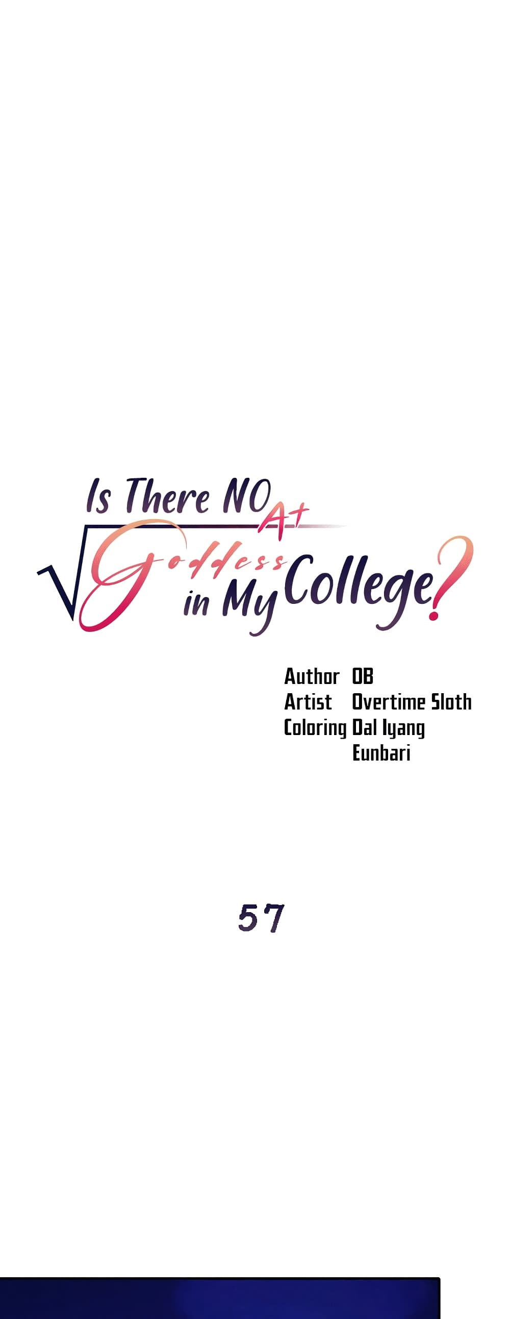 Is There No Goddess in My College? page 1
