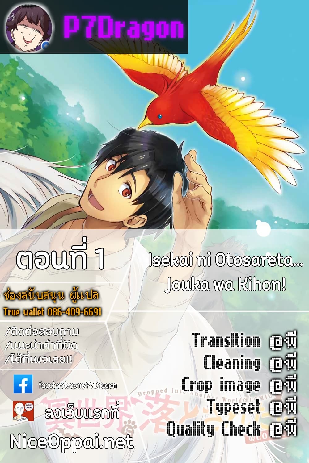 Isekai ni Otosareta... Jouka wa Kihon! page 1