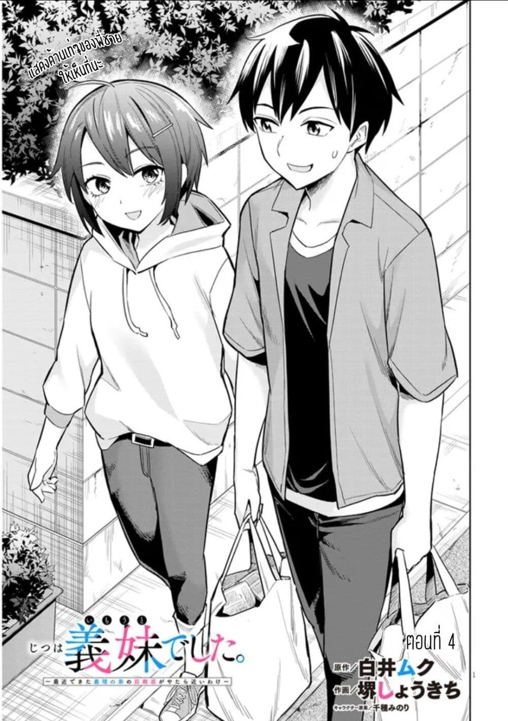 Jitsu wa Imouto Deshita. ~Saikin dekita Giri no Otouto no Kyorikan ga Yatara Chikai wake~ page 1