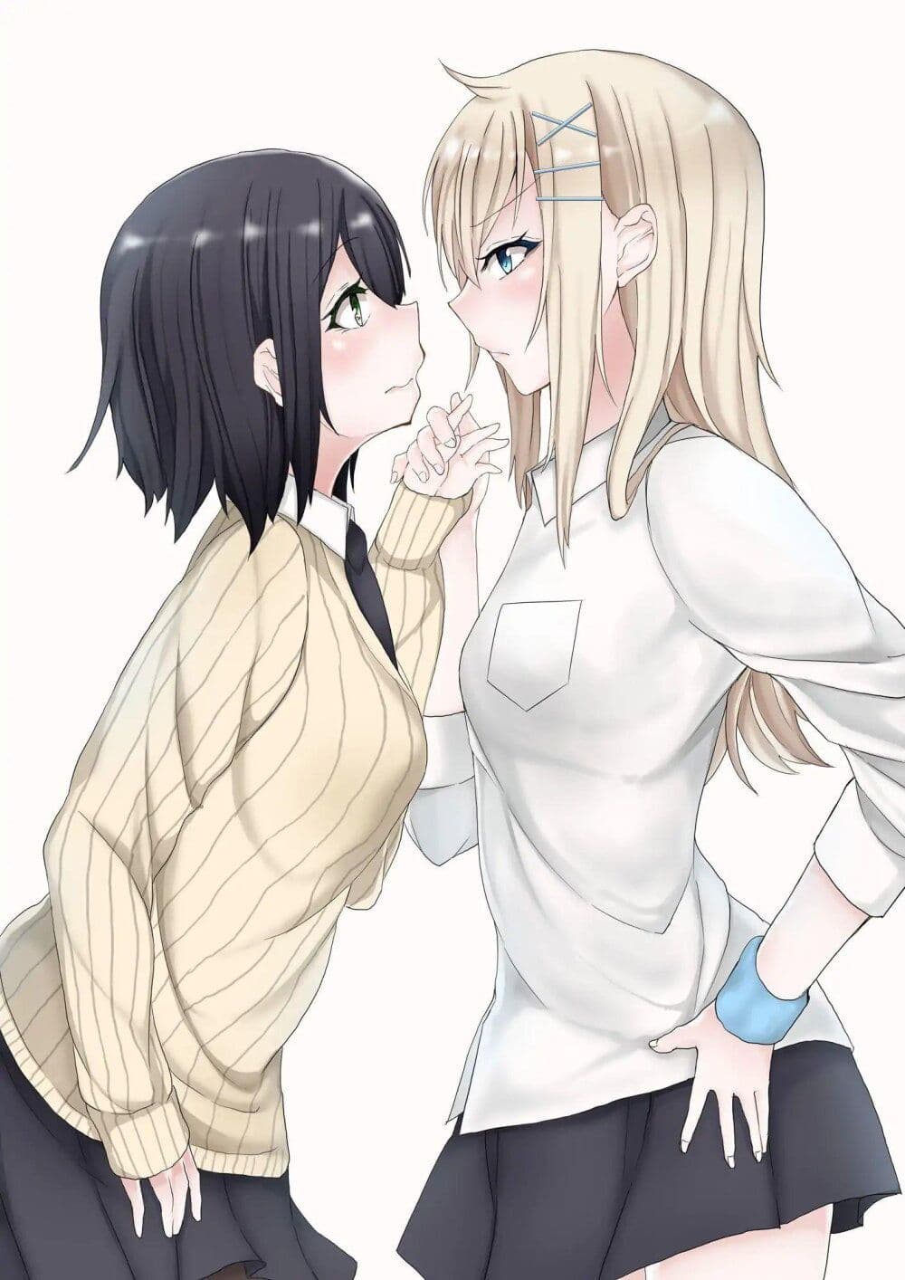 Kanchigai Kara Hajimeru Yankee To Jimi-ko No Yuri Manga page 1