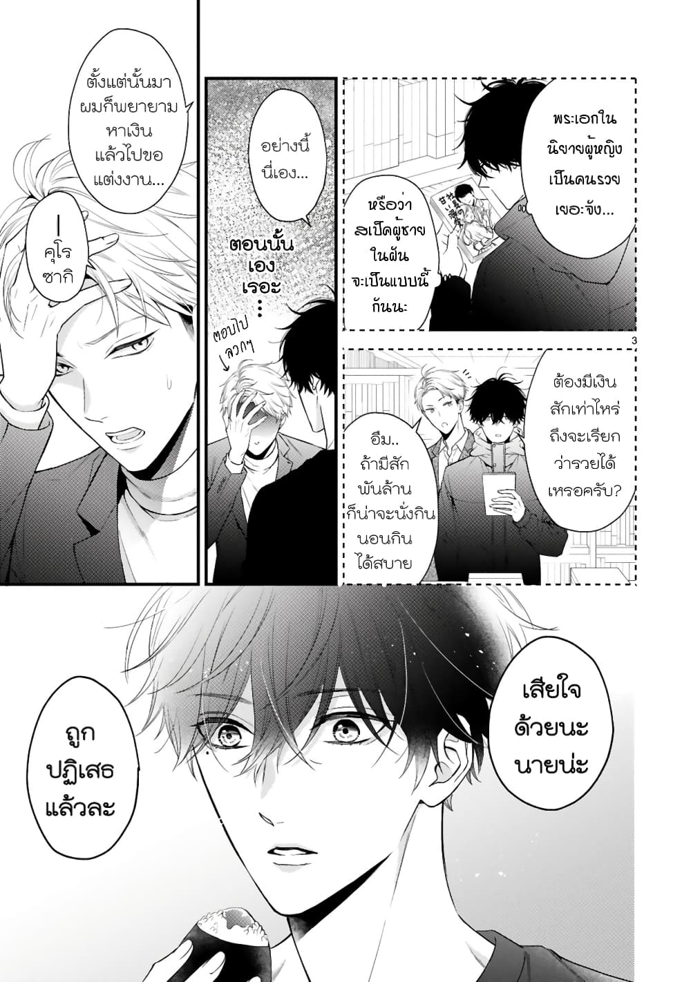 Kurosaki-san no Ichizu na Ai ga Tomaranai page 3