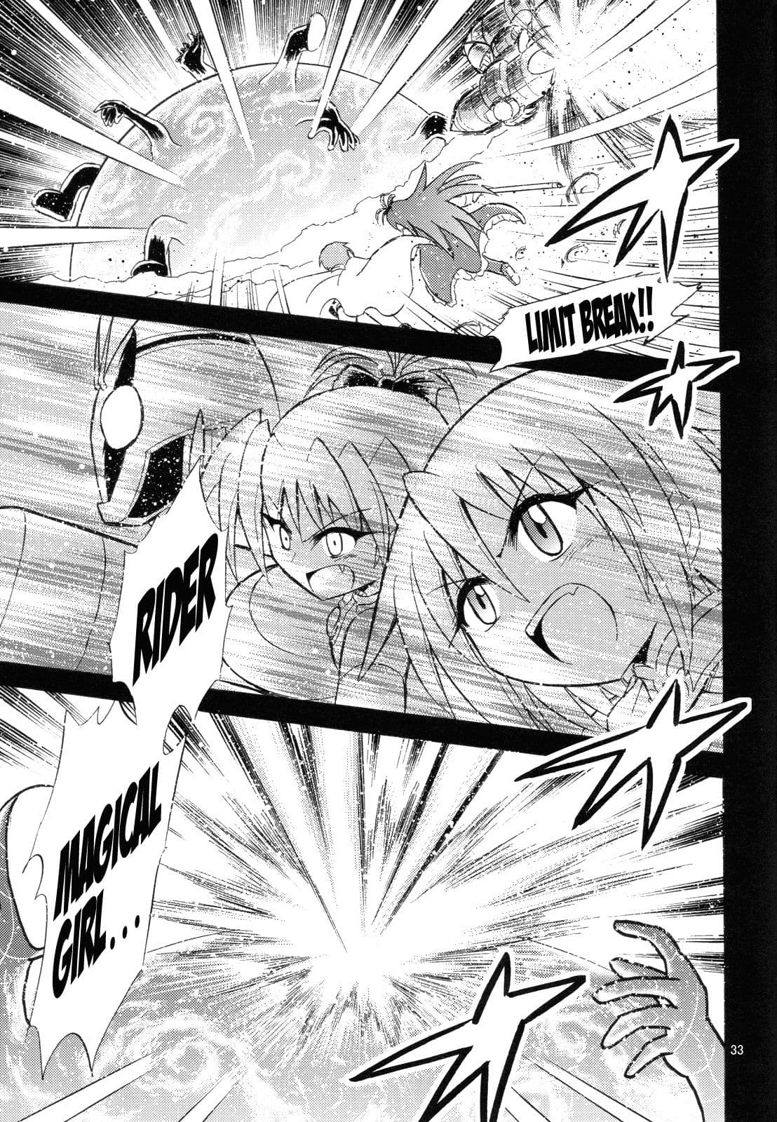 Mahou Shoujo Sayaka x Kamen Rider Fourze Mitakihara Taisen MAGIMIX page 13