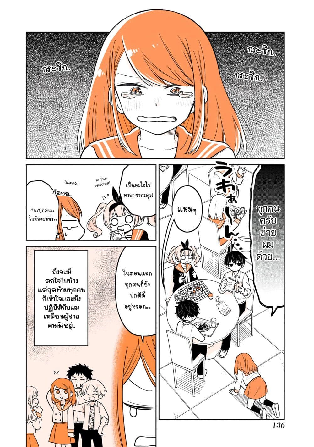 Mendoku Sagari Danshi ga Asa Okitara Onnanoko ni Natte Ita Hanashi page 8