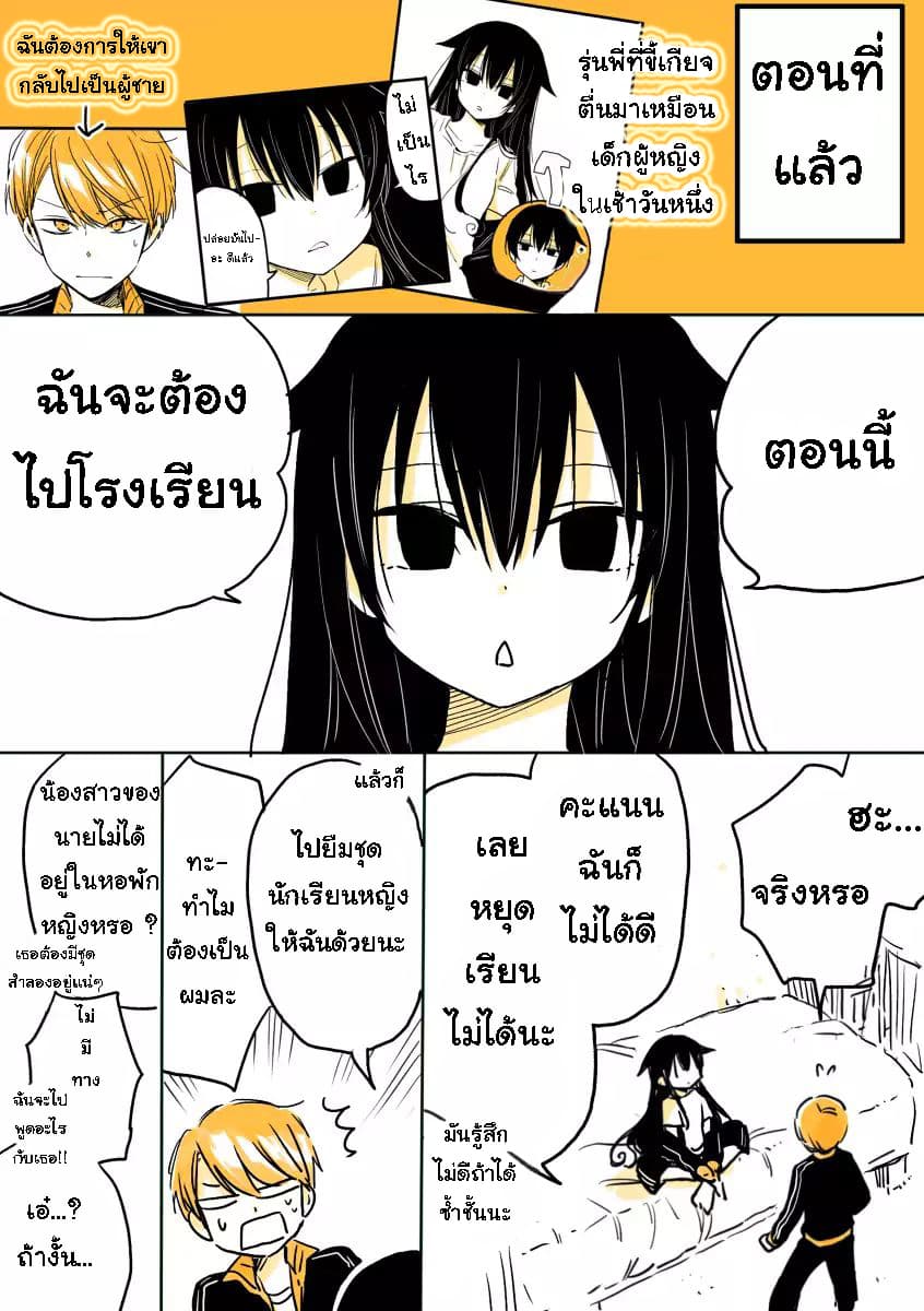 Mendokusagari Danshi Koukousei ga Asa Okitara Onnanoko ni Natteita Hanashi page 2