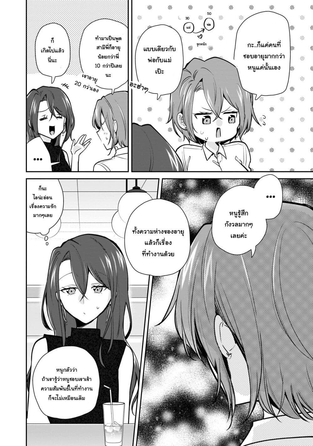 Misato-san wa Amasugi Joushi ni Chotto Kibishii page 8