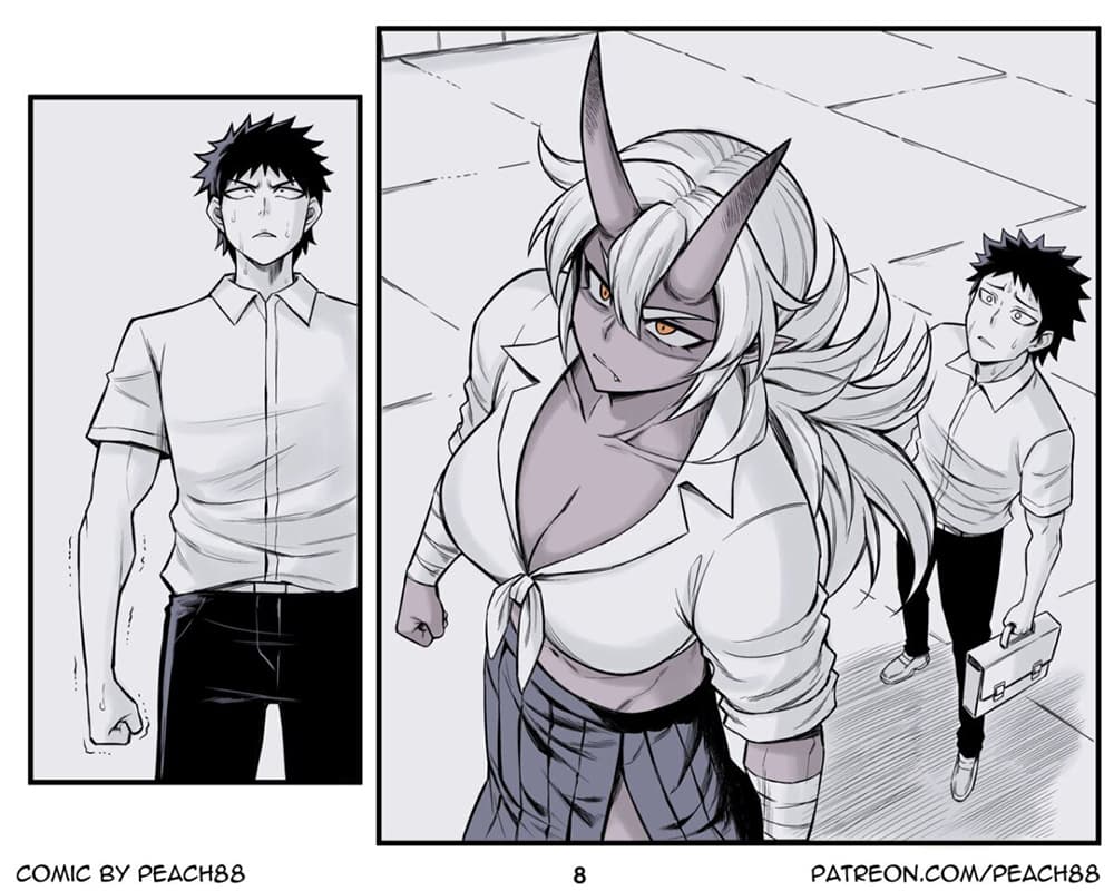 Oni Girl Friend page 8