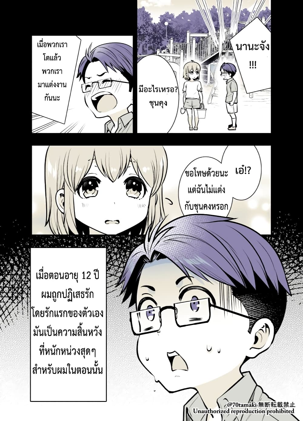 Osananajimi ga Hisabisa ni Saikai Shitara Otagai Kyonyuu ni Natteta page 1