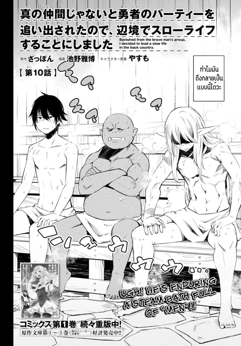 Shin no Nakama Janai to Yuusha no Party wo Oidasareta no de, Henkyou de Slow Life suru koto page 3
