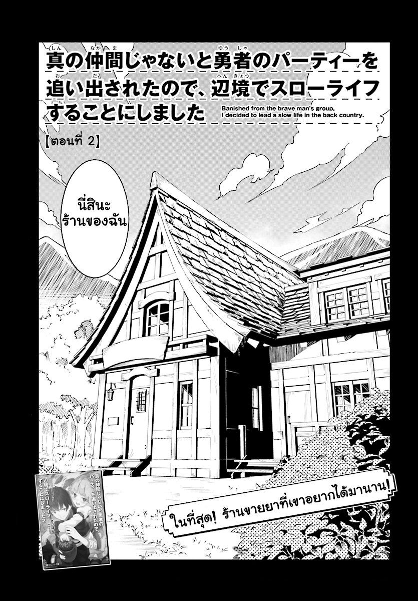 Shin no Nakama Janai to Yuusha no Party wo Oidasareta no de, Henkyou de Slow Life suru koto page 3
