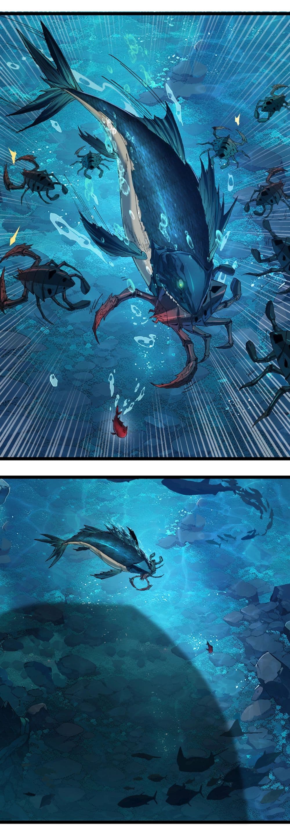 Start evolution from koi to dragon page 33