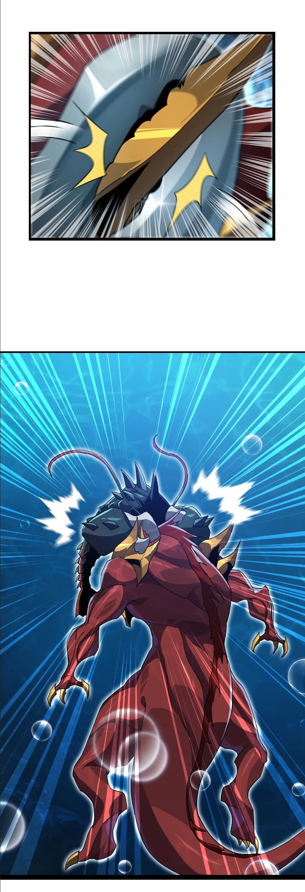 Start evolution from koi to dragon page 21