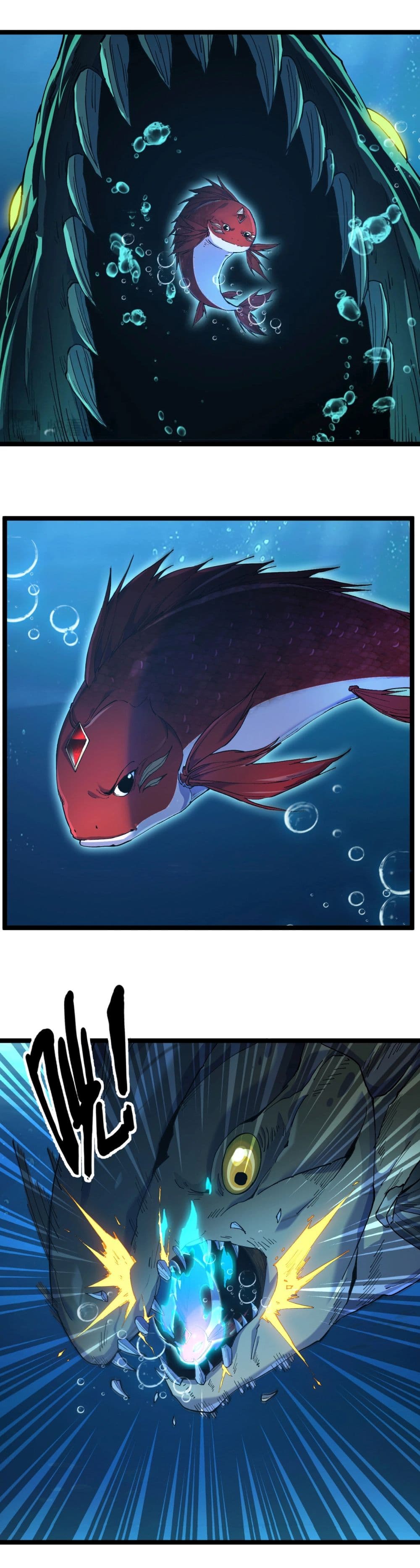 Start evolution from koi to dragon page 40