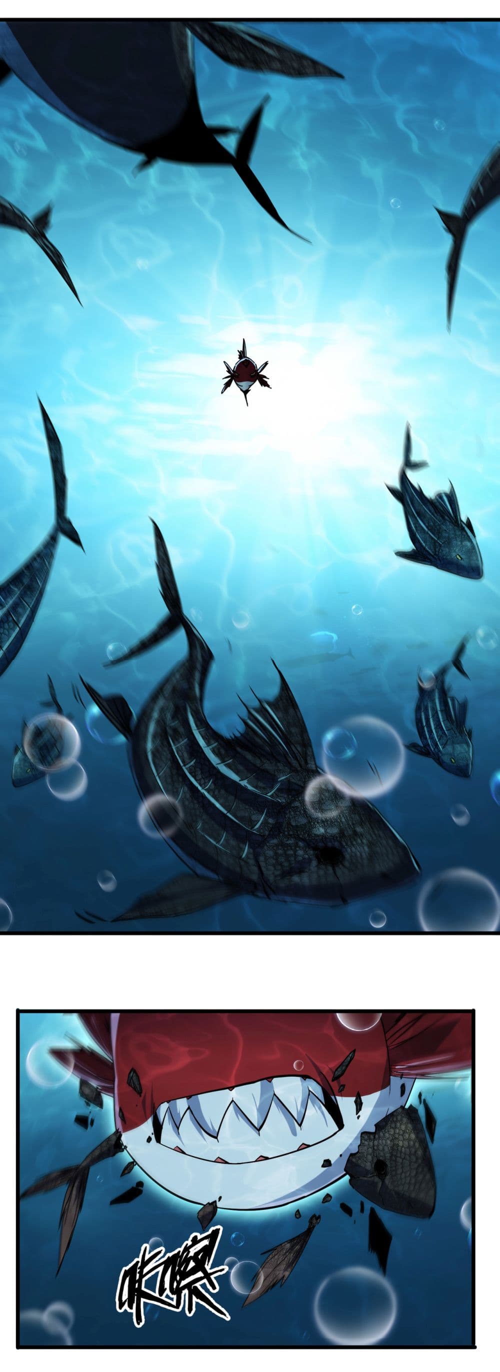 Start evolution from koi to dragon page 61