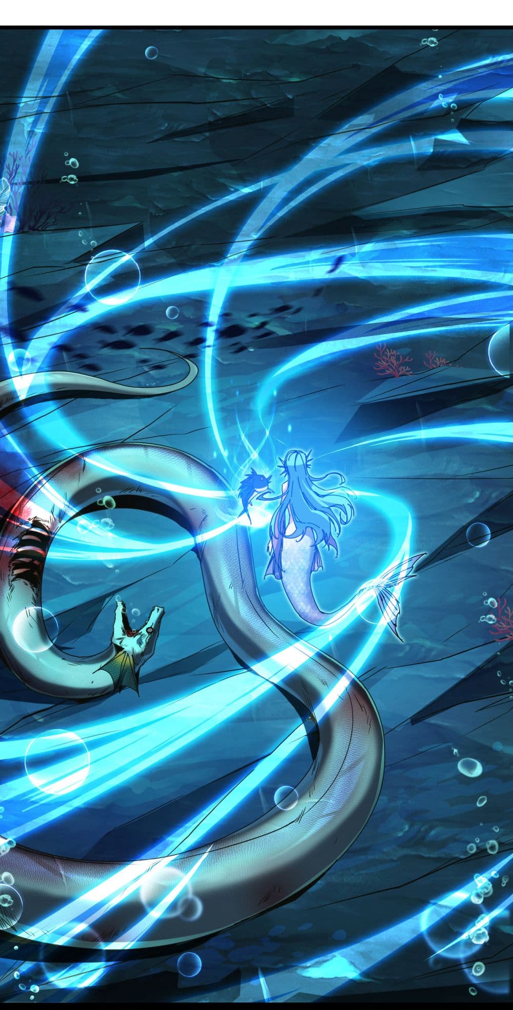 Start evolution from koi to dragon page 50