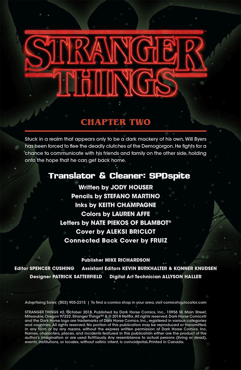 Stranger Things page 2