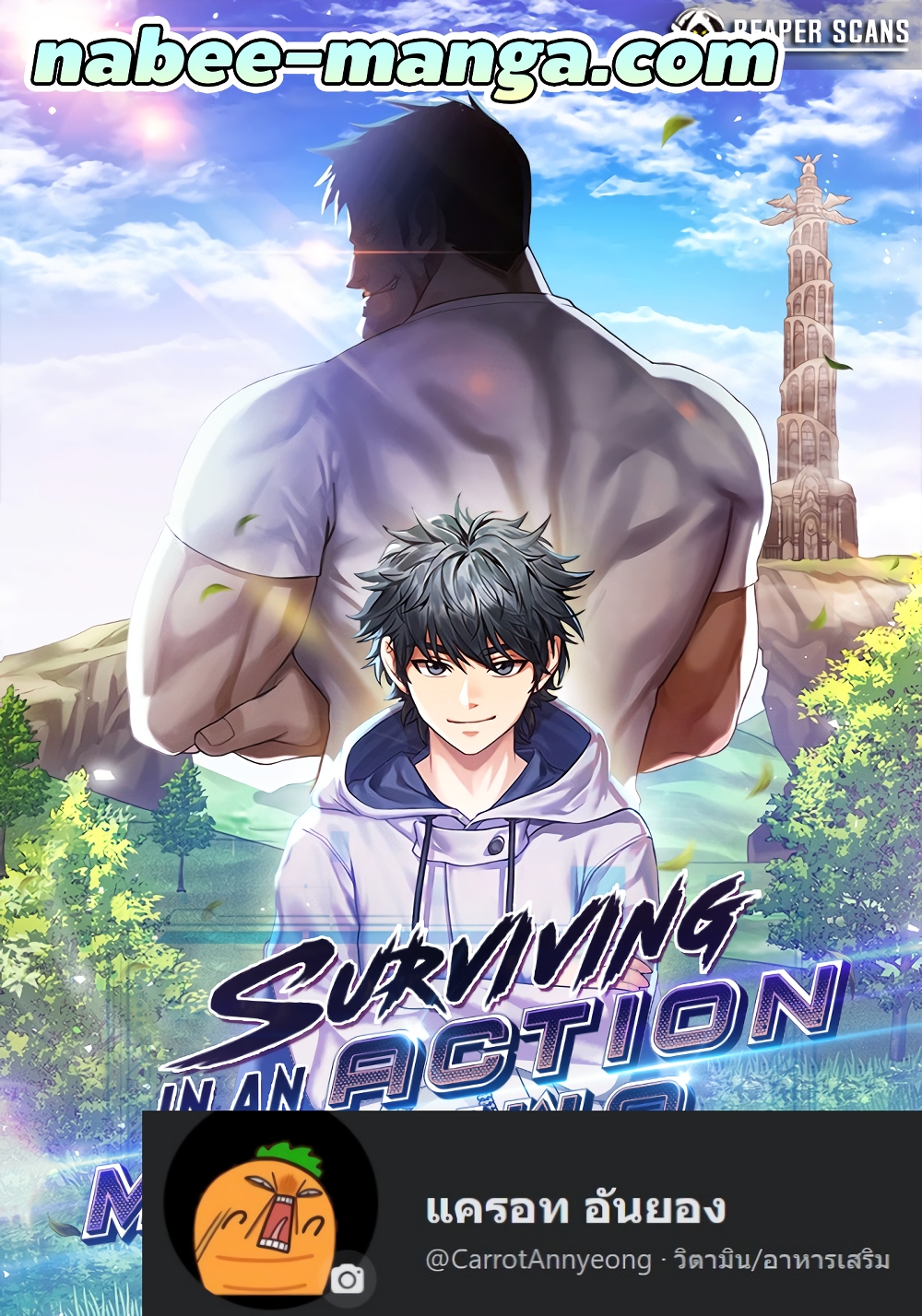 Surviving in an Action Manhwa page 1