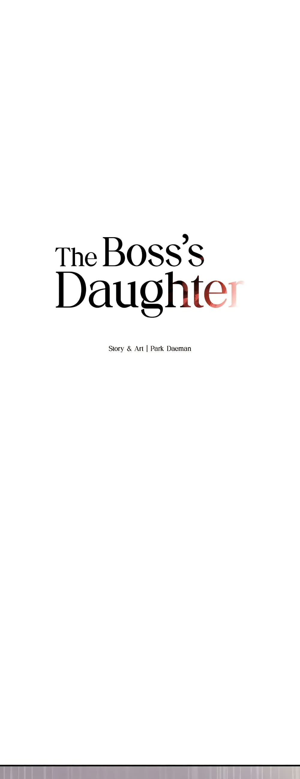 The Boss's Daughter page 1