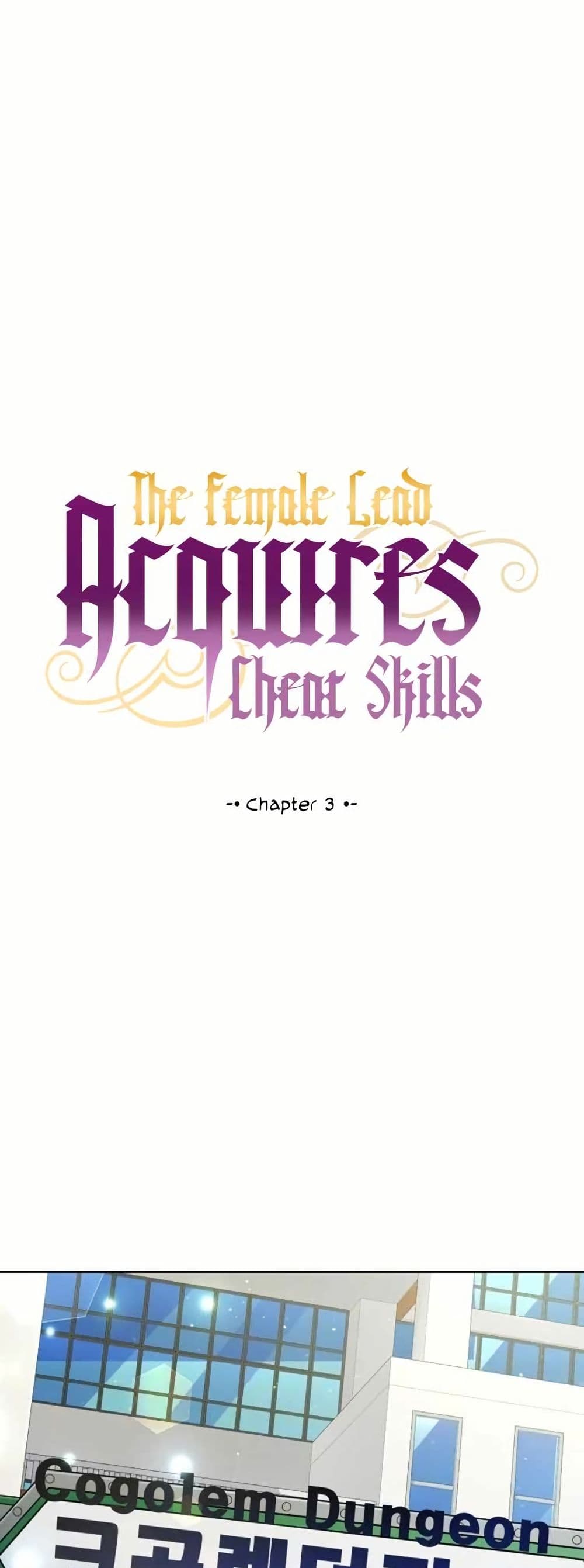 The Female Lead Acquires Cheat Skills page 8