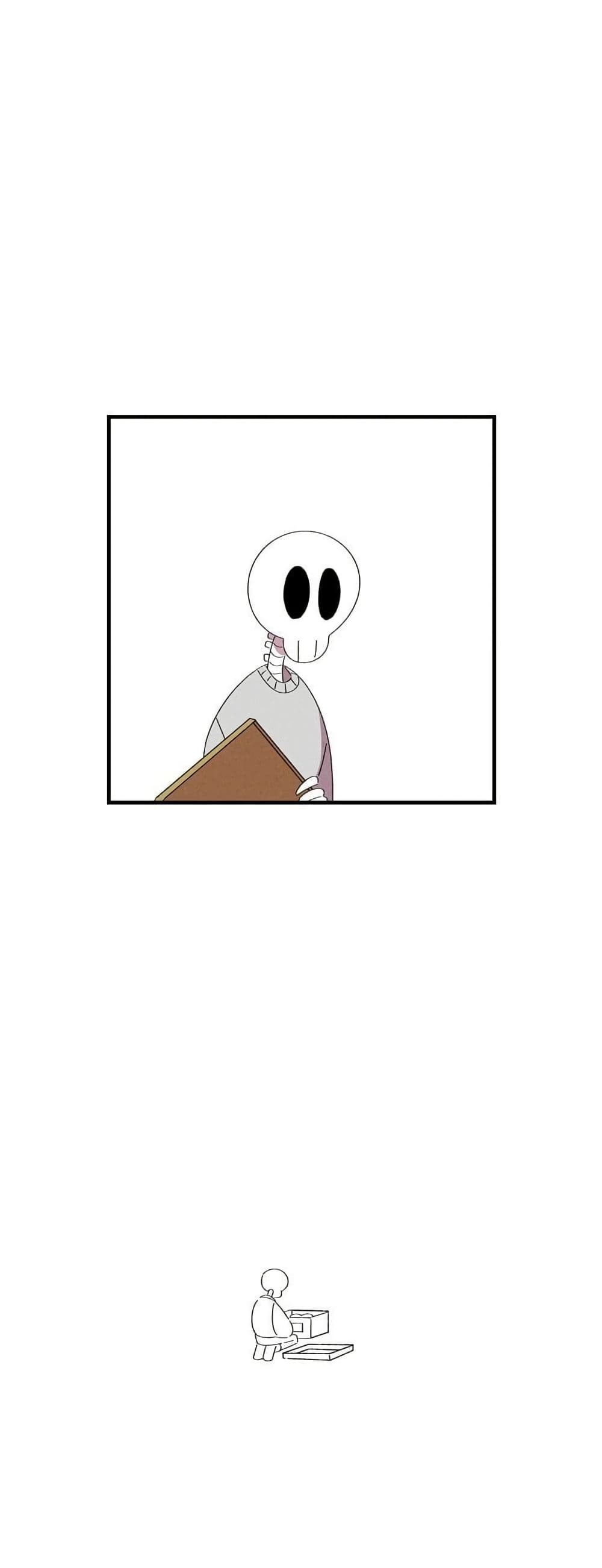 The Skeleton Becomes a Cat Dad page 50
