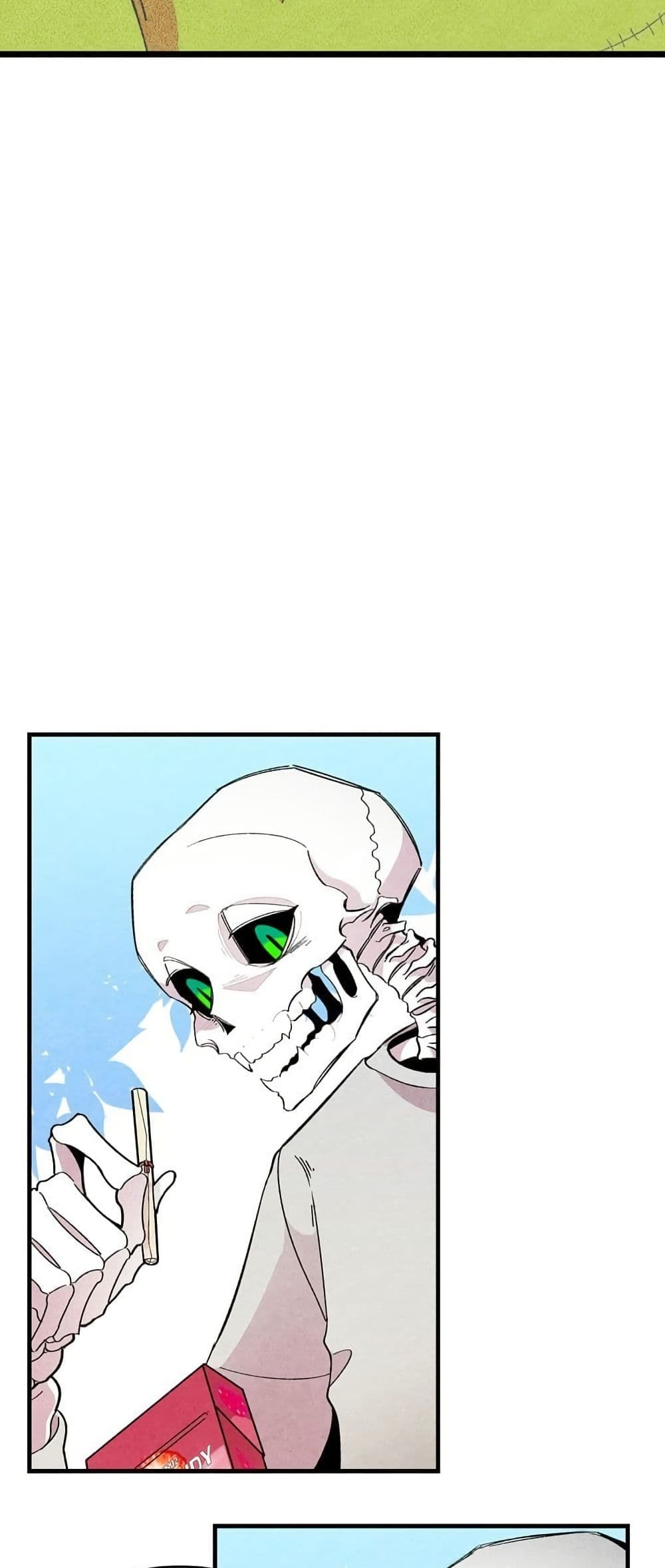 The Skeleton Becomes a Cat Dad page 34