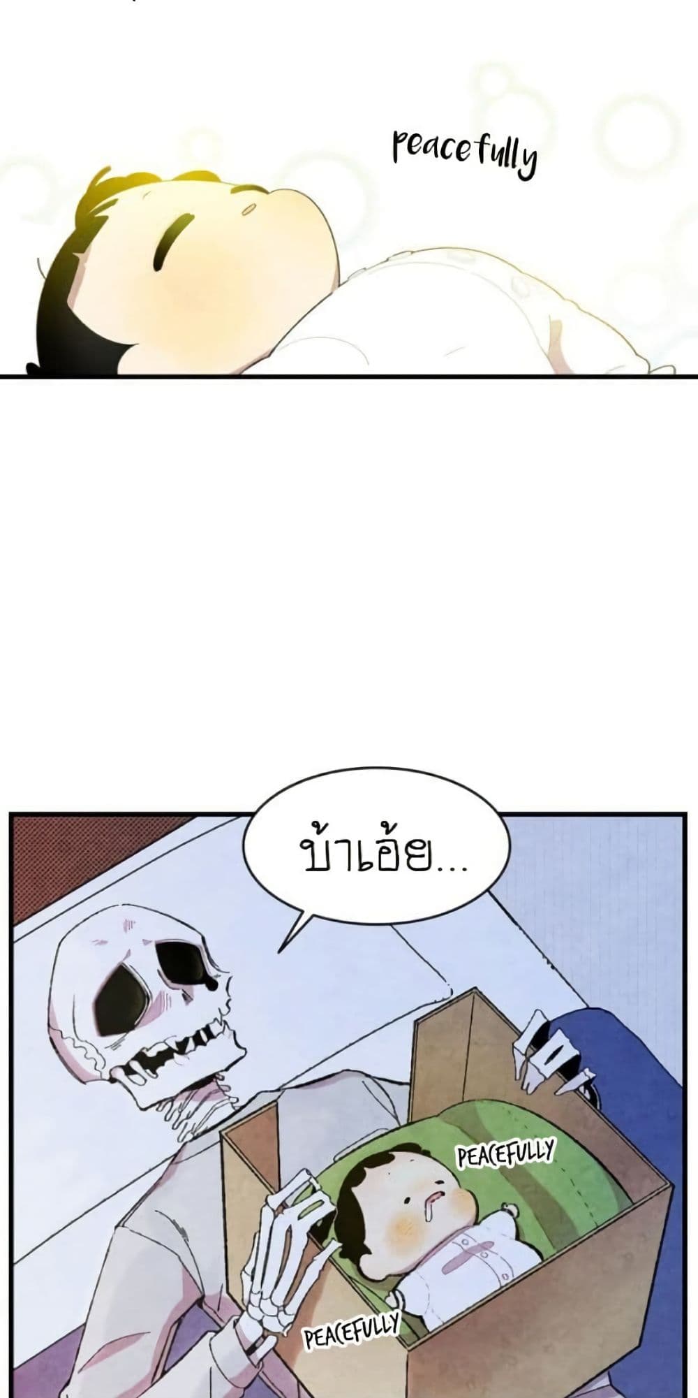 The Skeleton Becomes a Cat Dad page 48