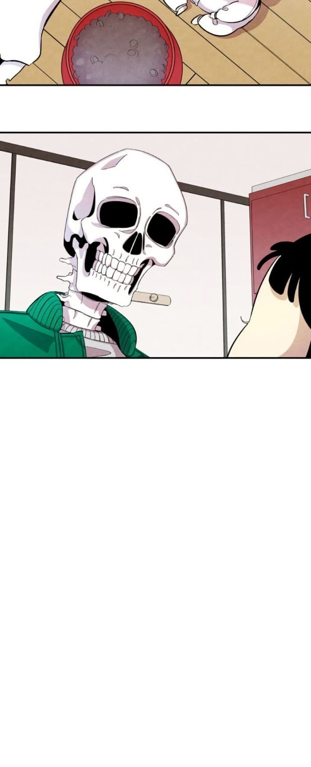The Skeleton Becomes a Cat Dad page 15