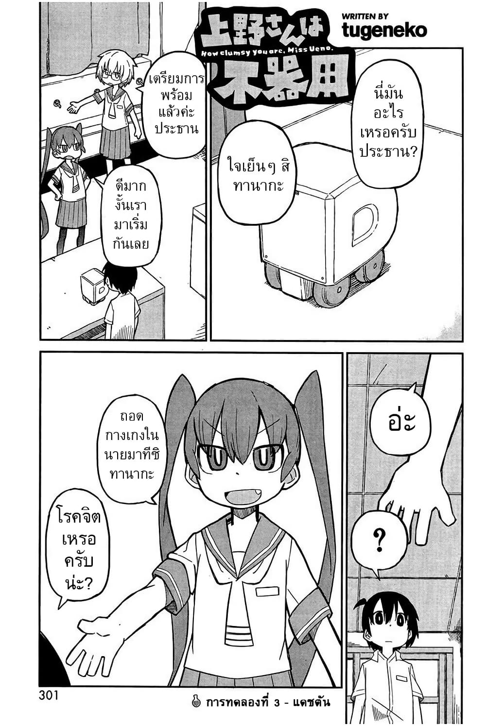 Ueno-san wa Bukiyou page 1