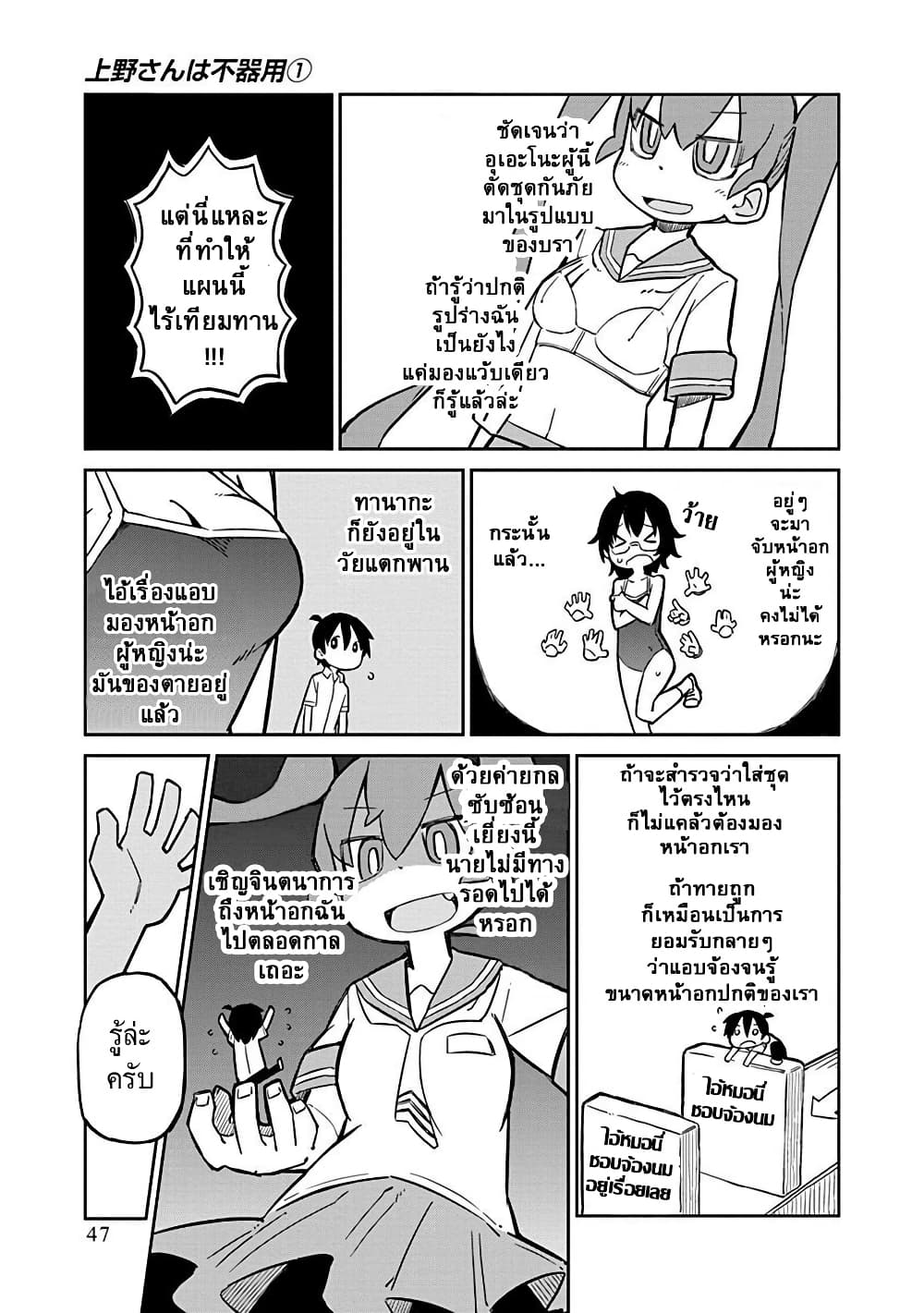 Ueno-san wa Bukiyou page 3