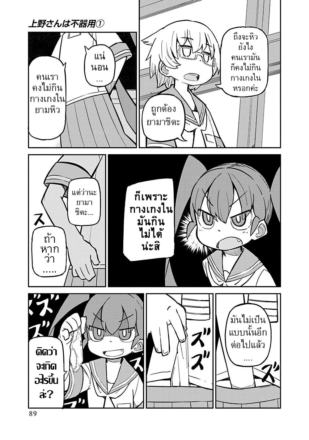 Ueno-san wa Bukiyou page 3