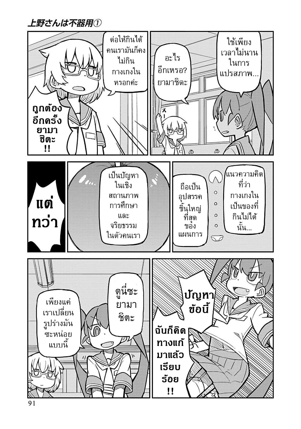 Ueno-san wa Bukiyou page 5