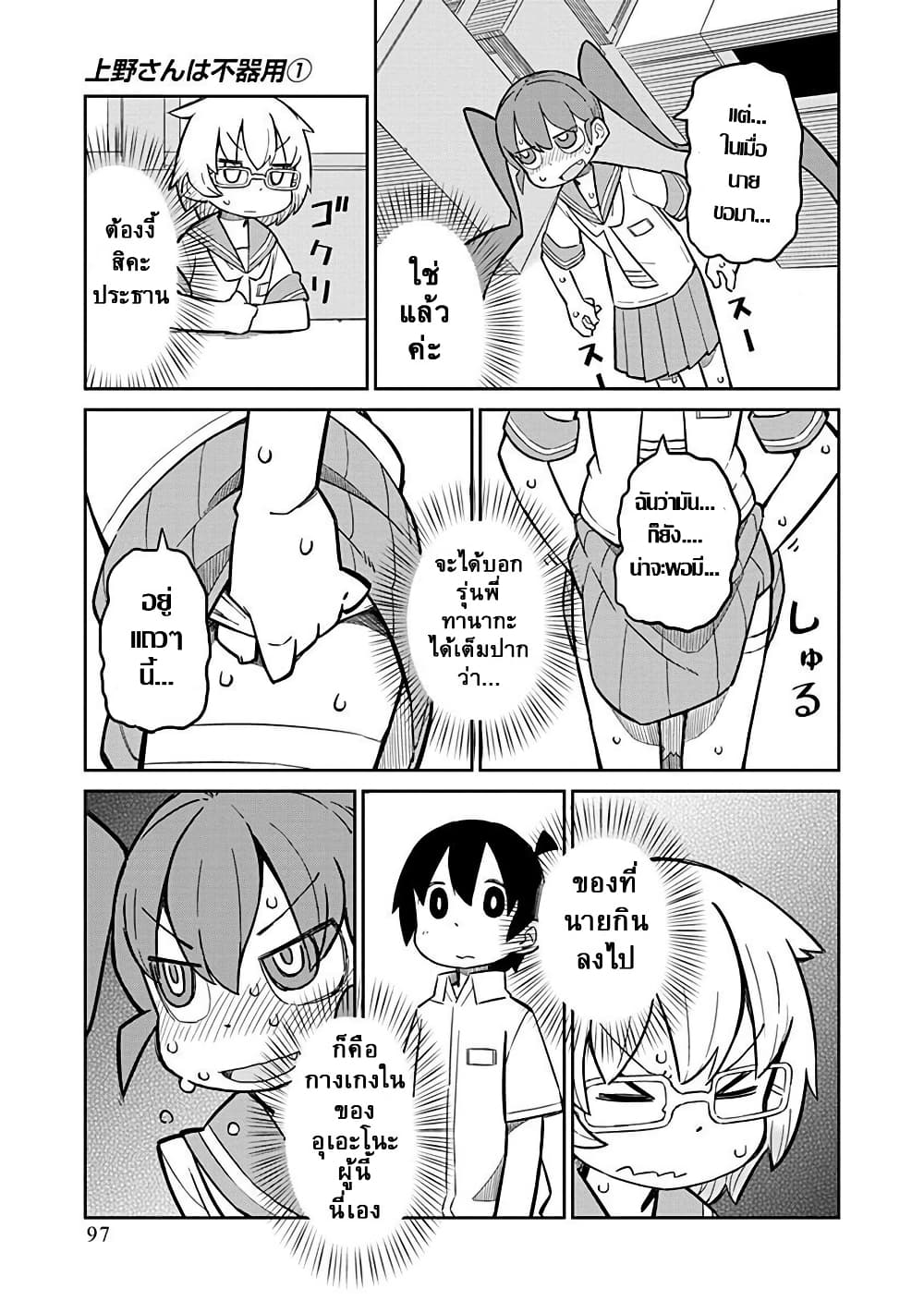 Ueno-san wa Bukiyou page 11