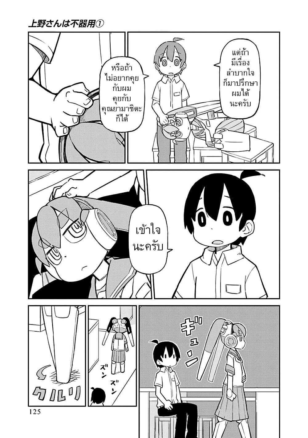Ueno-san wa Bukiyou page 11